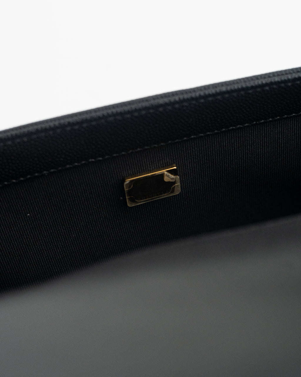 Chanel Le Boy Medium in Black Caviar GHW