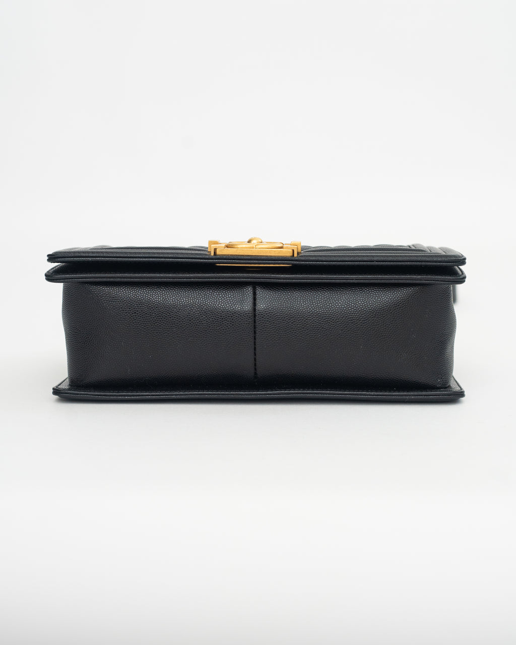 Chanel Le Boy Medium in Black Caviar GHW