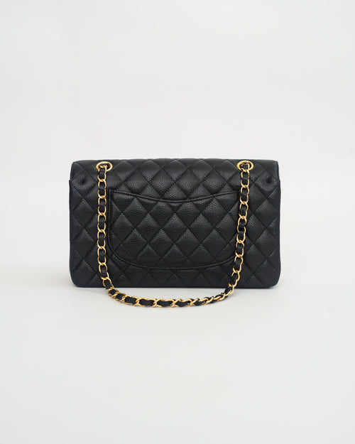 Chanel Classic Flap Medium in Black Caviar GHW