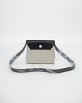 Hermès Herbag Mini in Black Canvas PHW