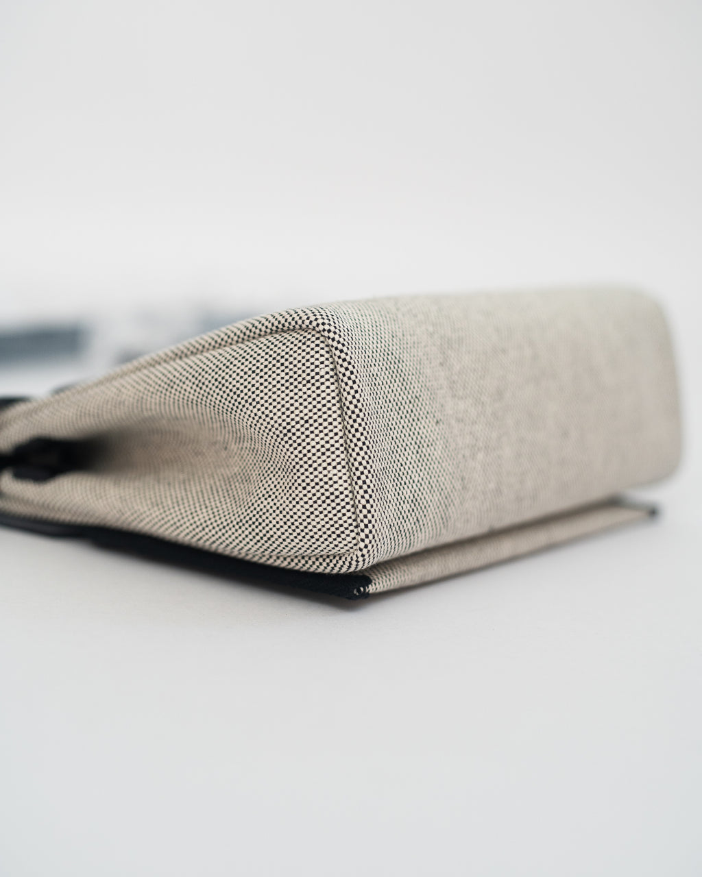 Hermès Herbag Mini in Black Canvas PHW