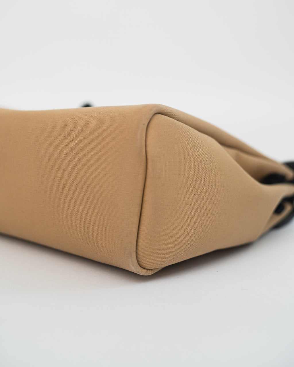 Hermès Herbag 31 in Brown Canvas and Black Leather PHW