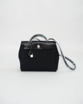 Hermès Herbag 31 in Black Canvas PHW