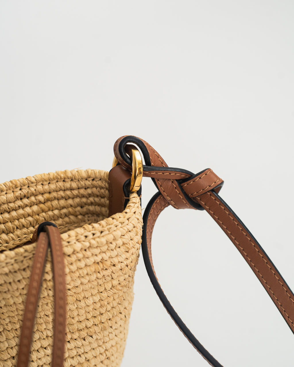 Loewe Paula’s Ibiza Pochette Crossbody Bag in Natural/Tan