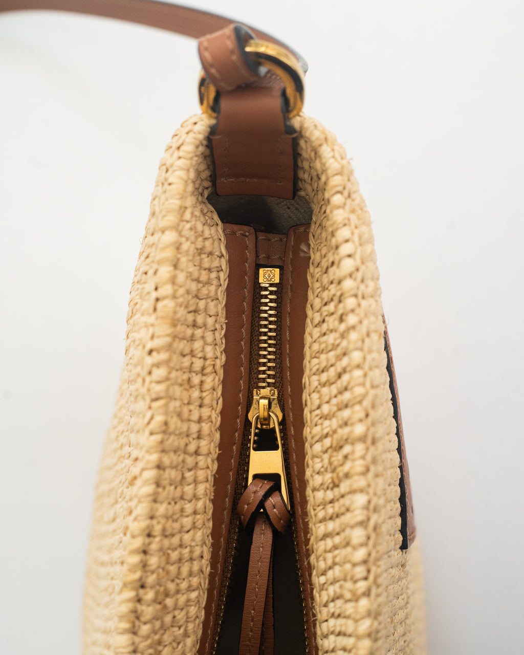 Loewe Paula’s Ibiza Pochette Crossbody Bag in Natural/Tan