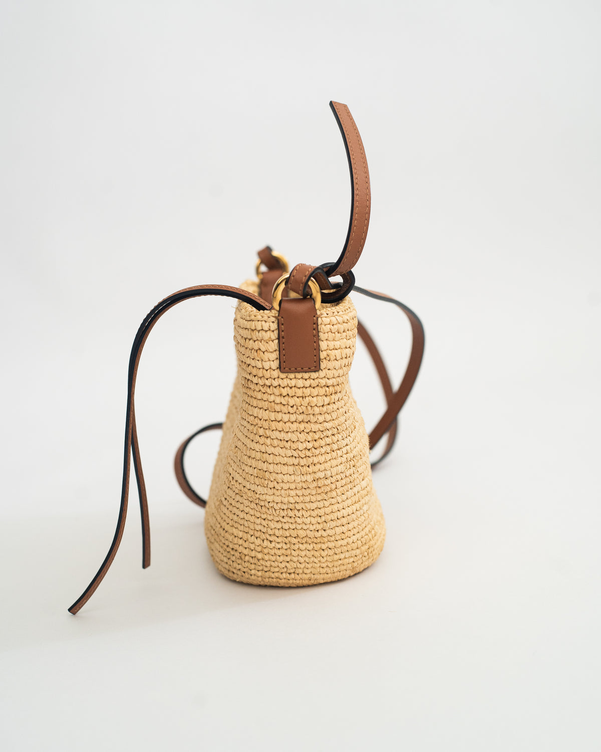 Loewe Paula’s Ibiza Pochette Crossbody Bag in Natural/Tan