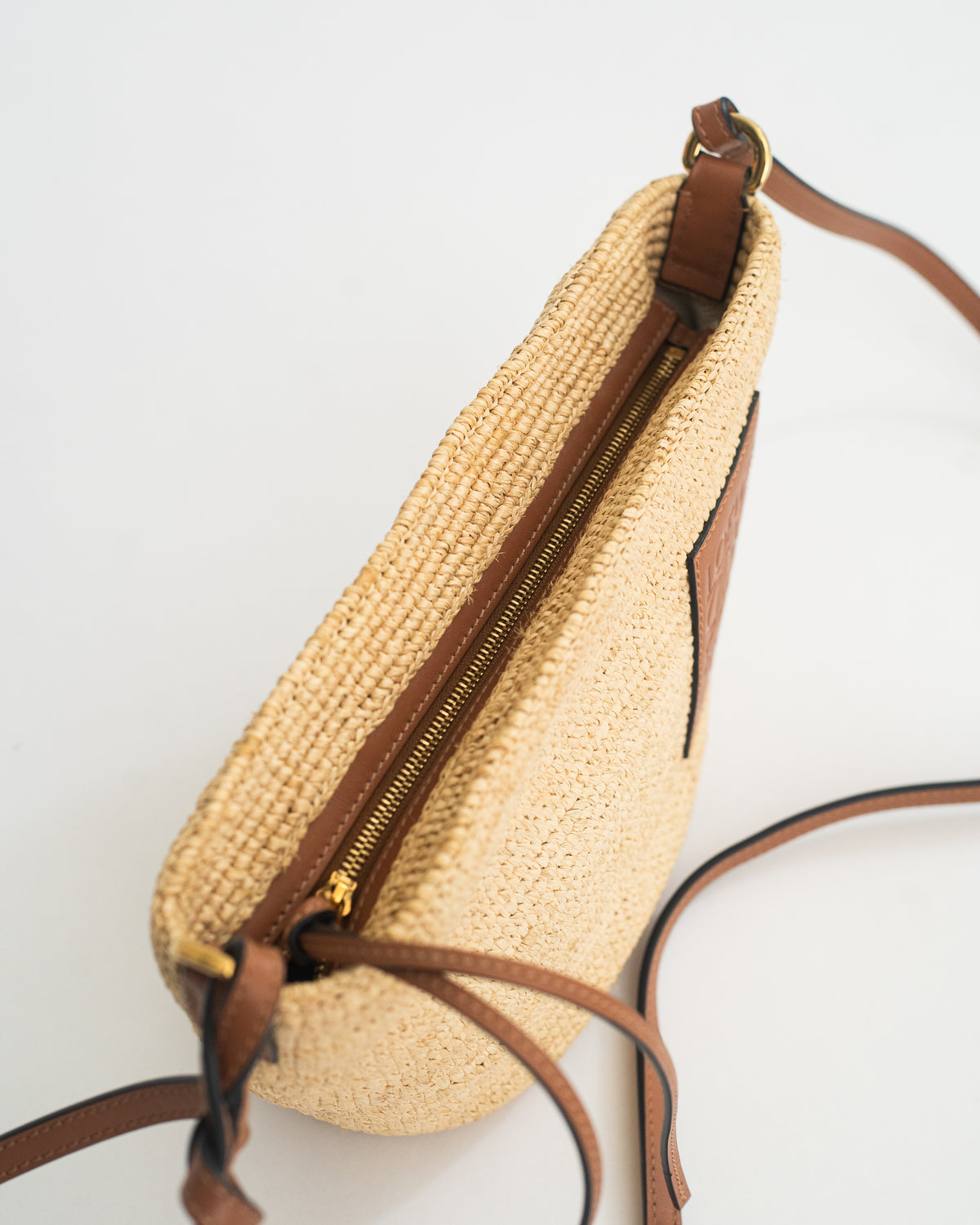 Loewe Paula’s Ibiza Pochette Crossbody Bag in Natural/Tan